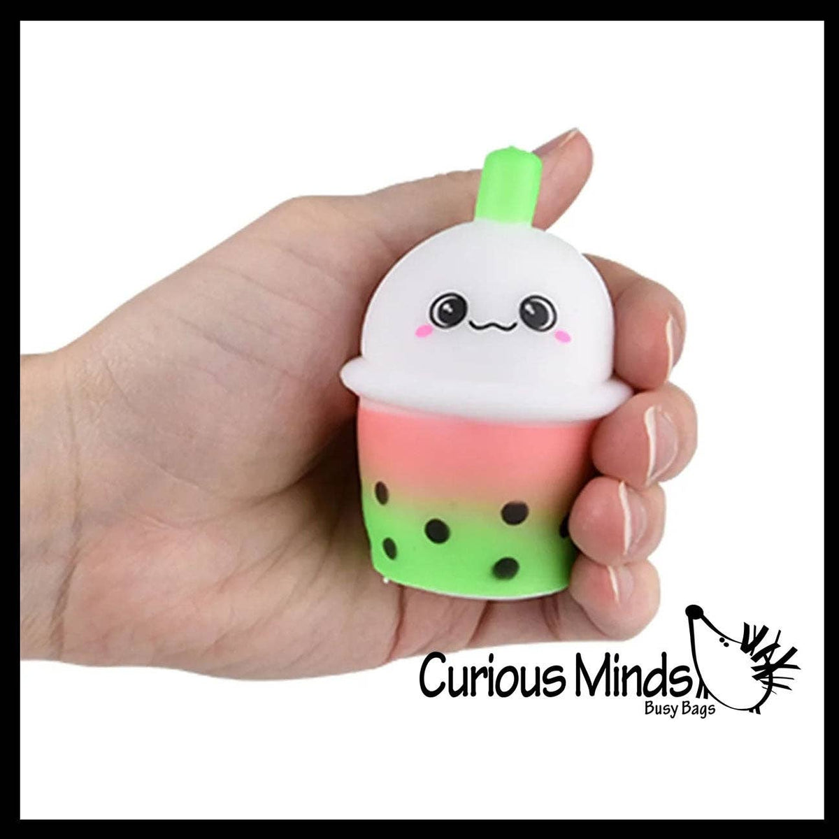 1 Bubble Tea Drink Squishy Squeeze Stress Ball Soft Doh Boba