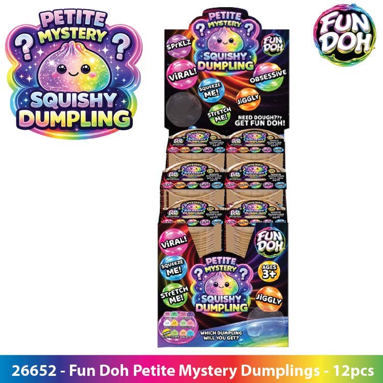 Fun Doh Petite (Mini) 2.5" Mystery Dumpling Squishy