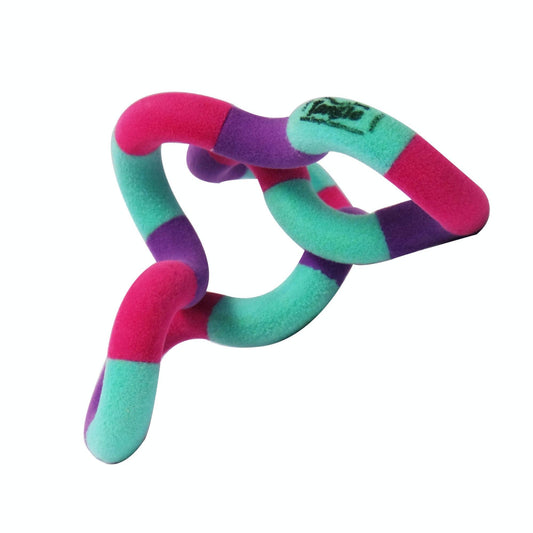 1 Tangle Jr FUZZY Soft Fidget Toy - Bendable Connected Curve