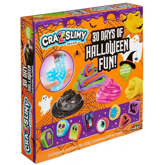 Cra-Z-Slimy 30 Days of Halloween Fun Countdown Calendar
