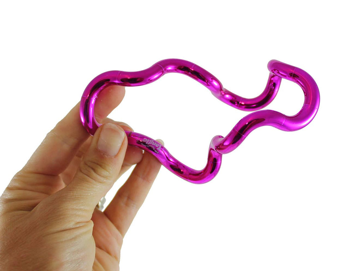 Tangle Jr Metallics Fidget Toy - Bendable Connected Curved