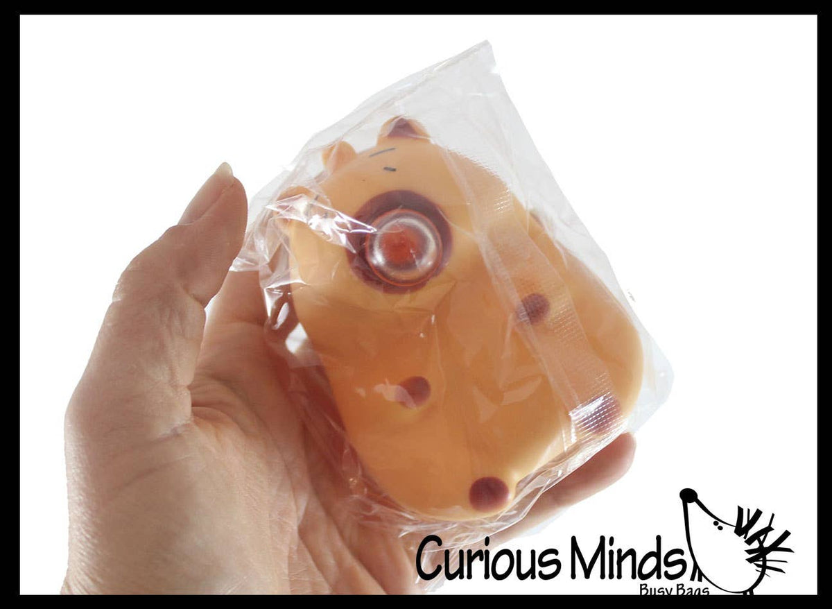 1 Bubble Blowing Capybara Squishy Fidget Toy - Cute Animal