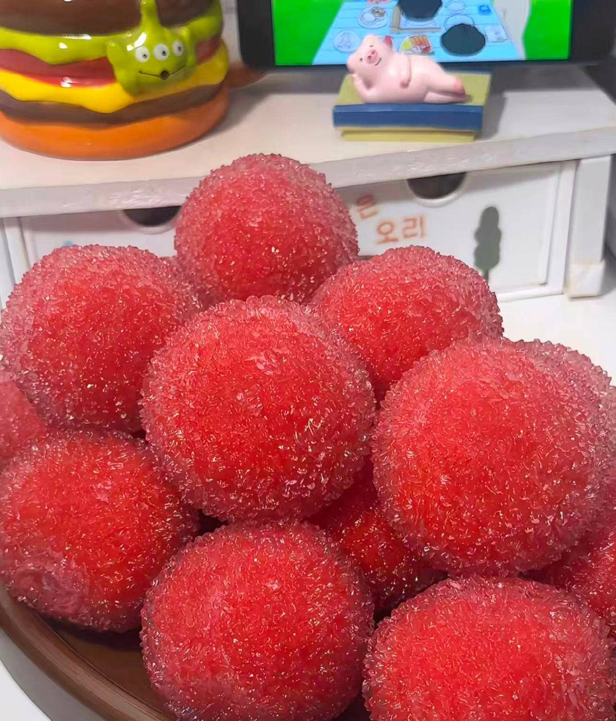 S34-Single Bayberry Slush Stress Relief Ball Sensory Fidget Toy ASMR Cute Desk Toy