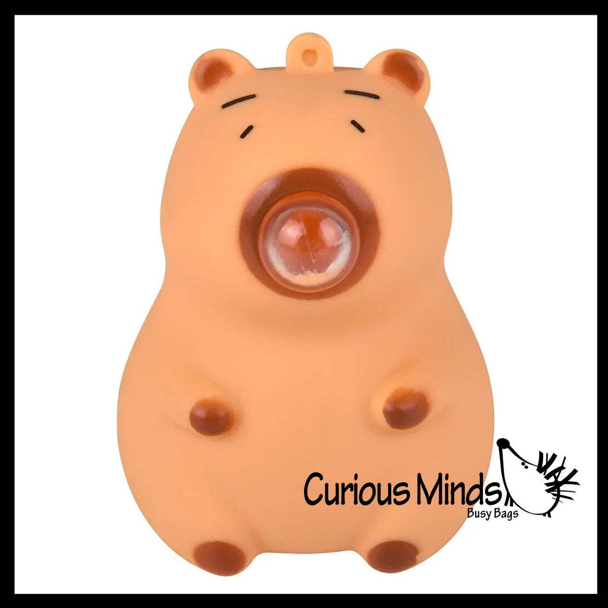 1 Bubble Blowing Capybara Squishy Fidget Toy - Cute Animal