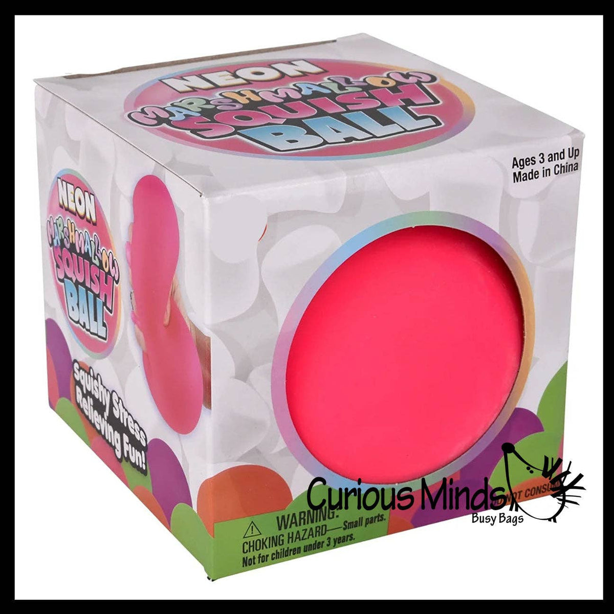 Marshmallow 2.5" Stress Balls - Ultra Soft Kneadable Fidget Squish Balls - Amazingly Soft