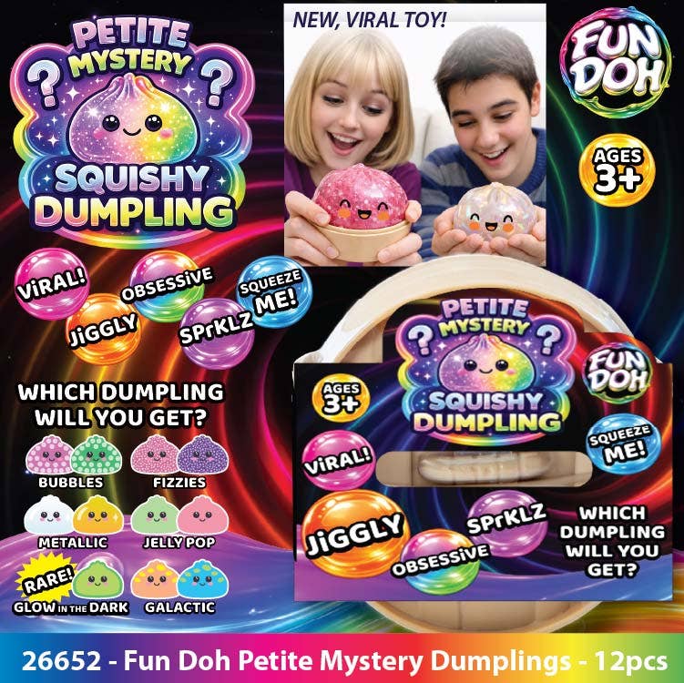 Fun Doh Petite (Mini) 2.5" Mystery Dumpling Squishy