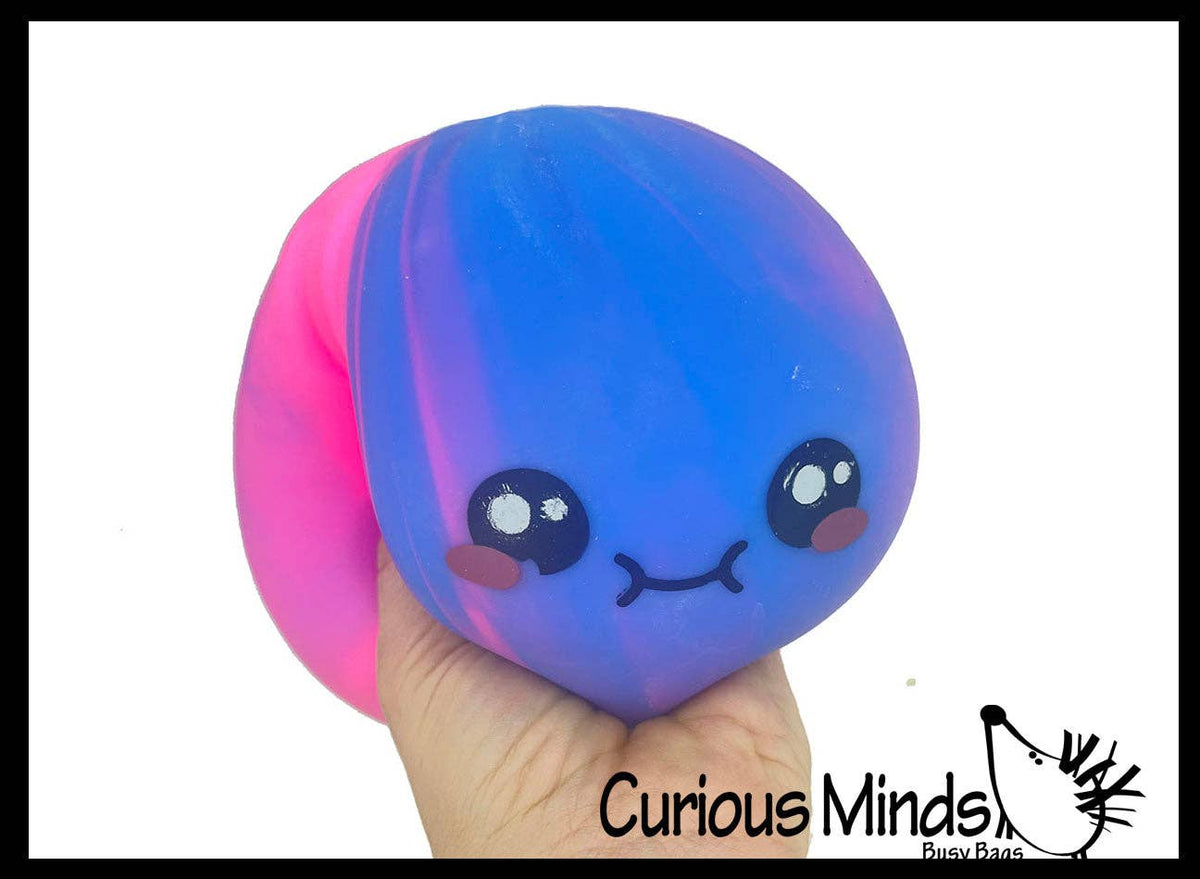 NEW - Large 6" Mystery Tie Dye Marble Doh Dumpling Dim Sum - Ultra Squishy Relaxing Sensory Fidget Stress Toy