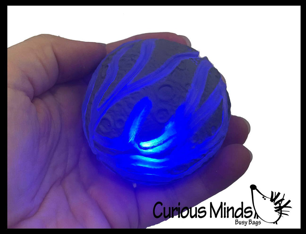 Light Up Meteor Ball - Gel Squishy Ball