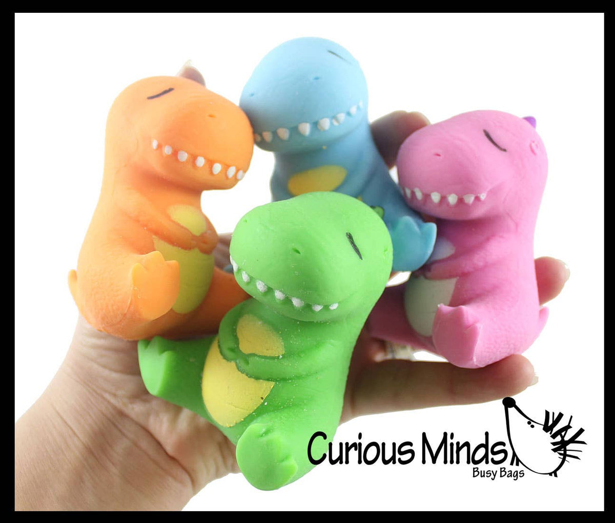 1 Dinosaur Soft Cream Doh Filled Stress Ball