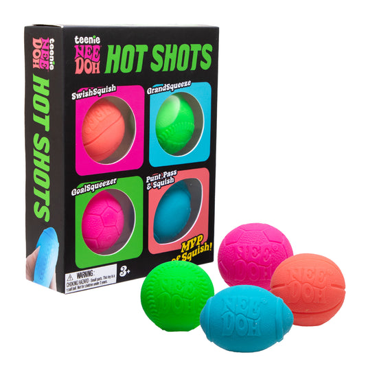 Teenie NeeDoh Hot Shots 4-Pack