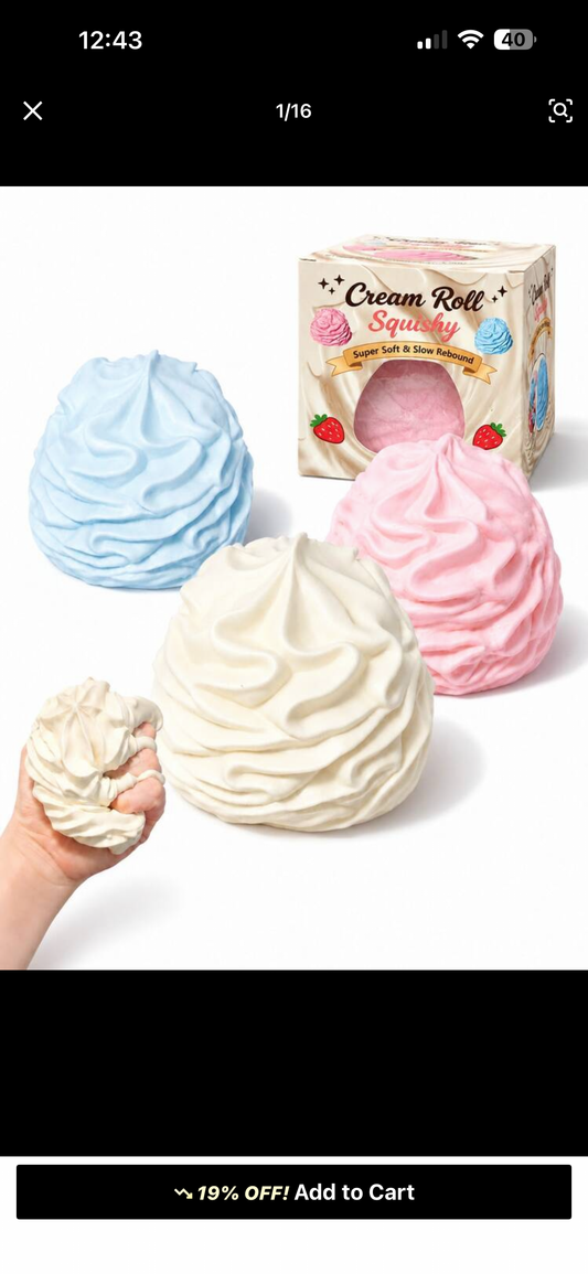 Cream Roll Squishy