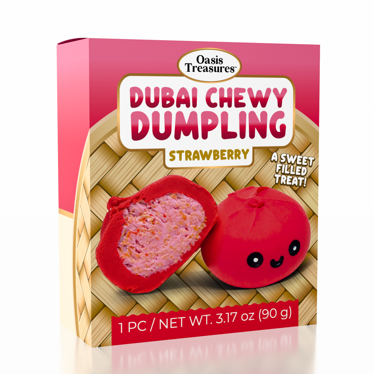 Dubai Dumpling Strawberry Flavor Korean Chewy Cookie