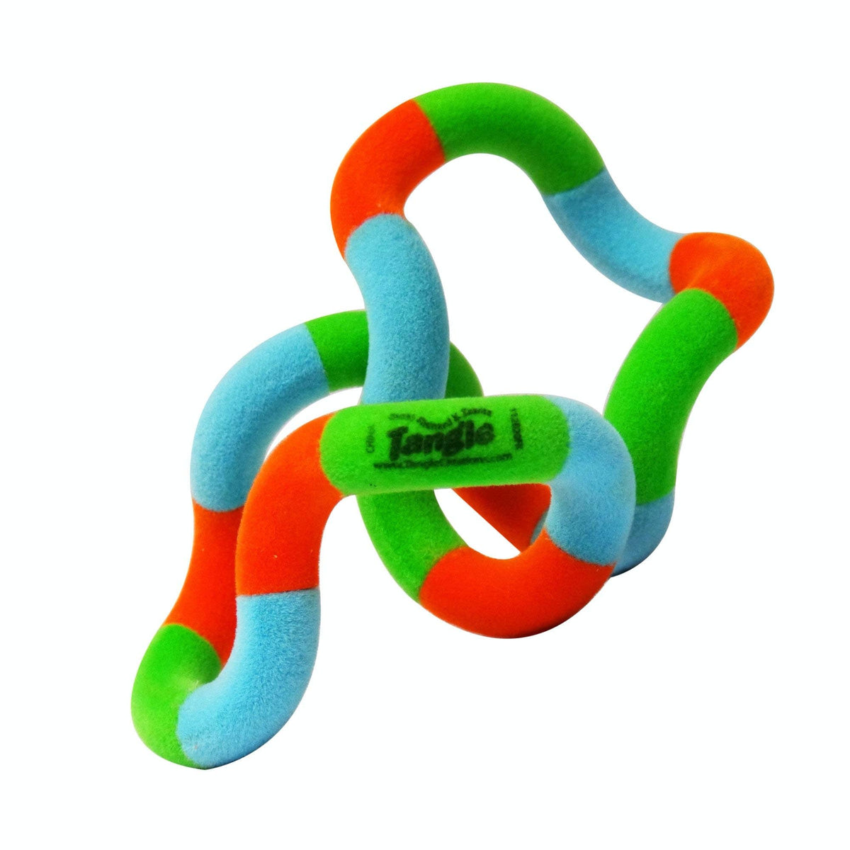 1 Tangle Jr FUZZY Soft Fidget Toy - Bendable Connected Curve