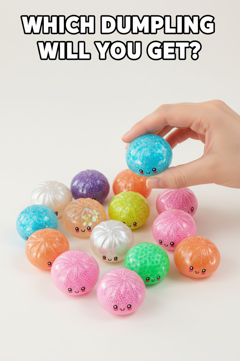 Fun Doh Petite (Mini) 2.5" Mystery Dumpling Squishy