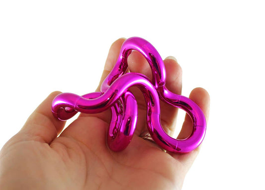 Tangle Jr Metallics Fidget Toy - Bendable Connected Curved