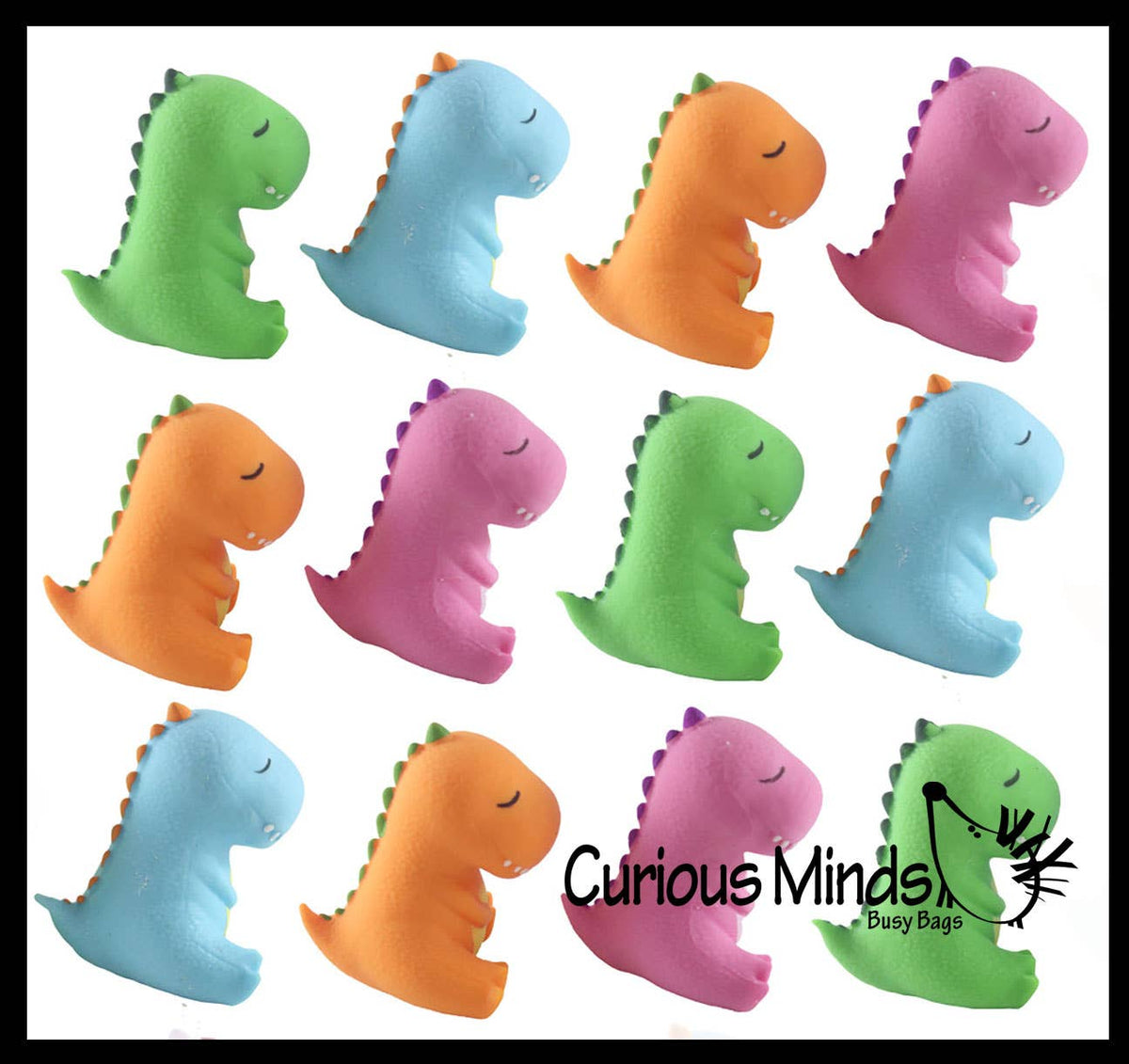 1 Dinosaur Soft Cream Doh Filled Stress Ball
