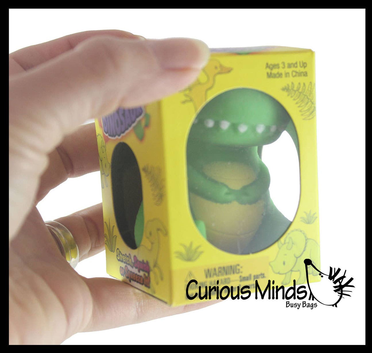 1 Dinosaur Soft Cream Doh Filled Stress Ball