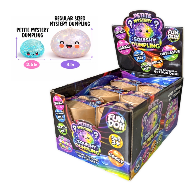 Fun Doh Petite (Mini) 2.5" Mystery Dumpling Squishy
