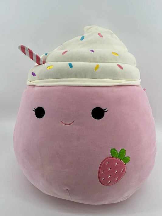 Sandina the Strawberry Milkshake Squishmallow